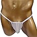 Mens Sheer Thongs G-strings Bulge Pouch C-thru T-back Underwear