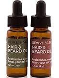 Ora's Amazing Herbal Natural Beard Oil, Leave In Beard Conditioner and Men's Face Moisturizer Serum with Argan Oil, Organic Rosehip Seed Oil, Jojoba Oil, non GMO Grapeseed Oil (Both For Your Beard)