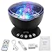 Trydo Remote Control Ocean Wave Projector Multicolor Night Light with Built-in Speaker and Auto Off Timer for Living Room/Bedroom/Baby Room