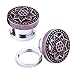 BodyJ4You Plugs 12mm Tribal Lotus Ear Gauges Pair