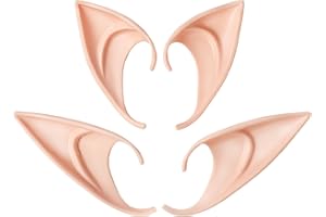 BERENLU Elf Ears Medium and Long Style for Captivating Elf Ears Cosplay and Fair Ears Transformations, Unleash Your Inner Magical Being, Ideal for Halloween, Christmas, Cosplay Events, Enchanting Masquerades
