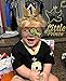 Maticr Glitter First Birthday Crown Baby Boy 1st Bday Party Hat Cake Smash Photo Prop (Large Gold & Black One)