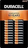 Duracell MN1500 Duralock Copper Top Alkaline AA Batteries - 40 Pack Size: Alkaline Coppertop AA - 40 Count, Model: MN1500, Electronics & Accessories Store