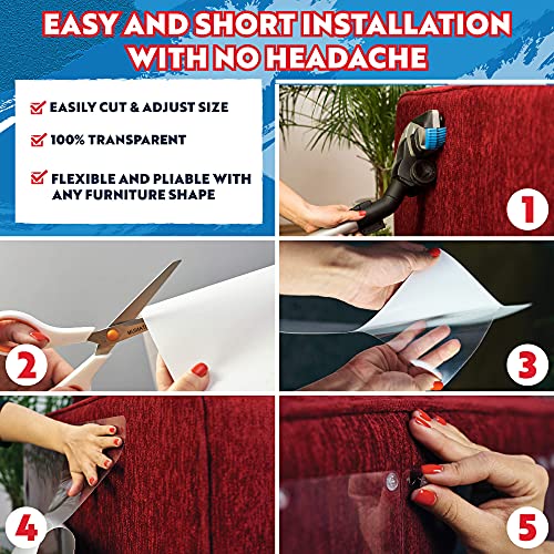 Furniture Protectors from Cats 10Pack XXL Couch Protector for Cats Anti Cat Scratch