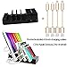 FengLan Charging Station Detachable Universal 4 Ports USB Charging Dock Desktop Charging Stand Organizer Fits most USB-Charged Devices