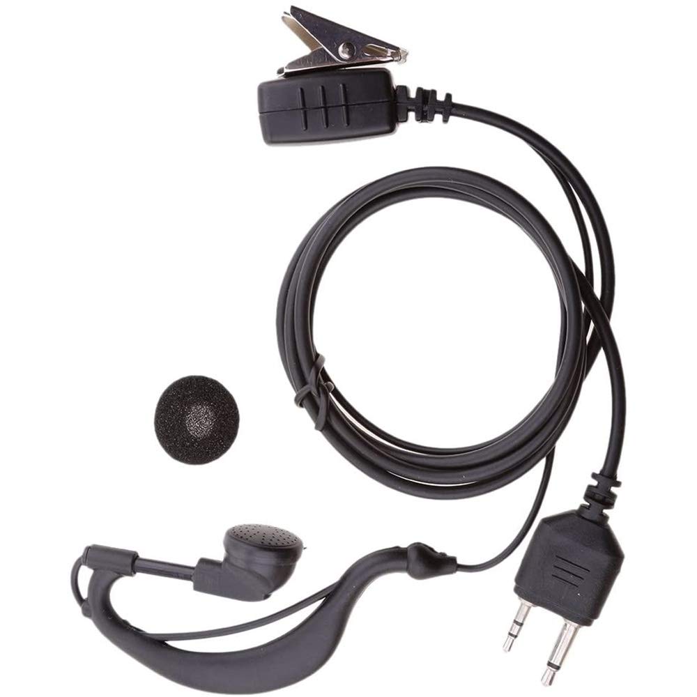 POFET 2pin Earpiece Headset With Microphone For Midland G6 G9 GXT550 Walkie Talkie