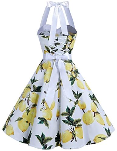 Rockabilly 50s Floral Dress Green Tropical Floral Audrey Rockabilly 50s Swing Dress – Pretty main image 1