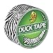 Duck Brand Zebra Animal Printed Duct Tape, 1.88 x 10 Yards, 1398132