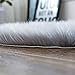 OJIA Deluxe Soft Faux Sheepskin Chair Cover Seat Pad Plain Shaggy Area Rugs for Bedroom Sofa Floor (2ft x 3ft, Grey)