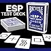 Magic Makers Bicycle ESP Test Deck with Rudy T Hunter, Includes Magic Instruction