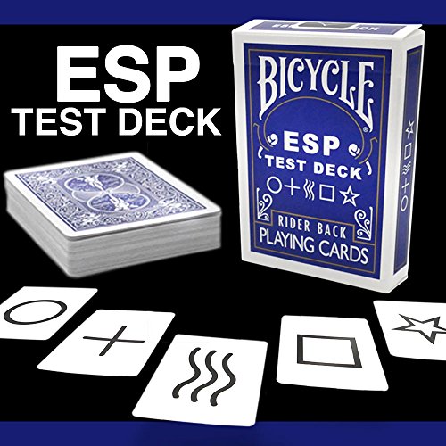 Magic Makers Bicycle ESP Test Deck with Rudy T Hunter, Includes Magic Instruction