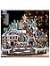 Christmas Village Animated with Lights, Music, and a Rotating Tree and Train