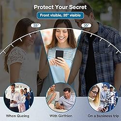 [1+2 Pack] Galaxy Note 10 Plus Privacy Screen