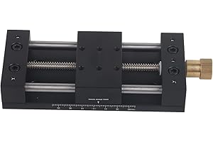 Manual Sliding Linear Stage Table 75mm CNC Aluminium Alloy Rail Actuator with Base Motion Guide