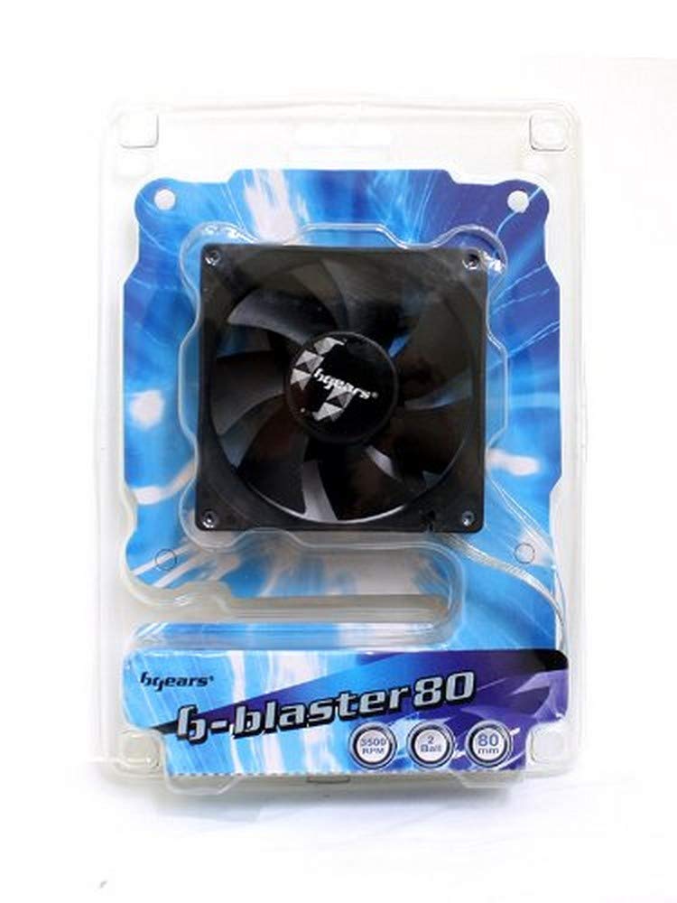 Bgears b-Blaster 80 mm Cooling Fan with 2 Ball Bearing - Blue