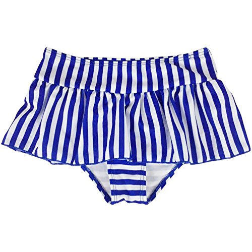 Jastore Baby Girls Big Bowknot Stripe 2 Pieces Swimwear Swimsuits Beach Wear (2T, Pink) - Thumbnail 5