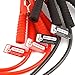 Jumper Cables Heavy Duty 4 Gauge 900 AMP 20ft Copper Jaw with Carry Bag Safety Gloves (4AWG x 20FT booster cable) by PEATOP