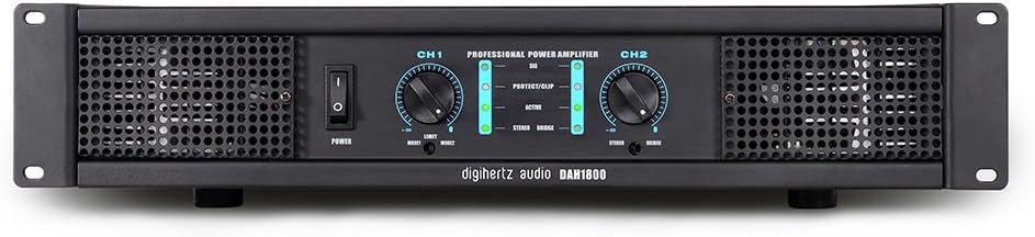 DIGIHERTZ AUDIO DAH700 2U RMS 2 x 700 Watts@4OHM Pro Audio Power Amplifier