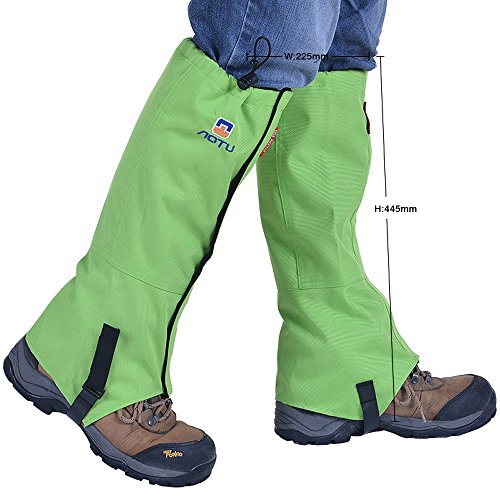 Tsonmall Hiking Gaiters Waterproof Breathable Snow Gaiters Leg for Men Womens Walking Climbing Hunting