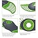 SKEMIX 3-in-1 Avocado Slicer,Green