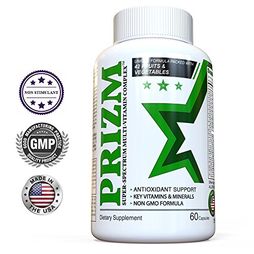 PRIZM Super-Spectrum MultiVitamin Complex - Daily Multi Packed With 42 Fruits, Vegetables & Superfood - Antioxidant & Cognitive Support - Non-GMO Formula