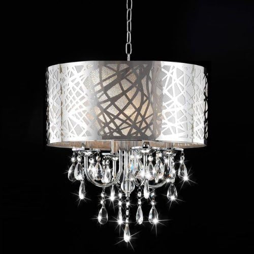 Chandelier Venus with Chrome Finishing and Shining Crstal