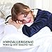 LILYSILK 19mm Silk Pillowcase for Hair and Skin with Cotton Underside Standard/Queen 20x30 Inch Ivory 1pc