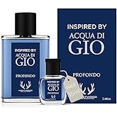 MONTWOOD Eau de Parfum – Long-Lasting Aquatic Fragrance for Men – 100mL Perfume Spray with Bonus 15mL Perfume Sample (Randomly Selected) – Inspired by Acqua di Gio Profondo