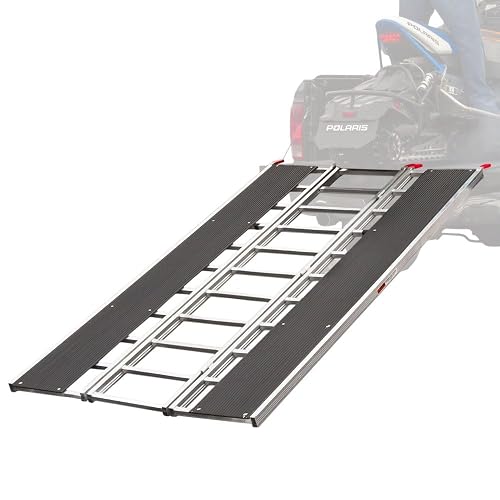 Black Ice Extra-Long Snowmobile Ramp with Wide Glides 1,500 lb ...