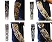 Bundle Monster 20pc Fake Temporary Tattoo Sleeves Body Art Arm Stockings Accessories - Designs Tribal, Dragon, Skull, and Etc.