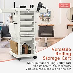 TASALON Ultimate Salon Trolley Cart for Salon