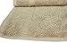 SALBAKOS 100% Turkish Cotton Hand Towel Set of 6 16x30 inch | Heirloom Quality | Hotel & Spa Collection | Ultra Soft, Super Absorbent, Long Lasting Hand Towels | Made in Turkey (Taupe, 6 Hand Towels)
