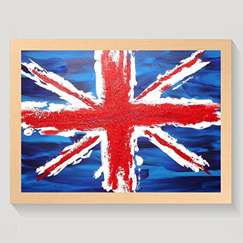 ChunLei British Flag Wall Art Work Decorative Painting Modern Home Framed Artwork Hanging Print Posters