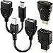 AFUNTA Android Tablet Cable Adapter Set-Micro USB OTG; Mini USB OTG; Hdm_i Female to Micro Hdm_i Male;Hdm_i Mini-Enabled Devices to Standard Hdm_i