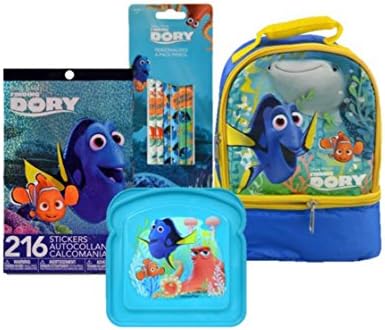 Disney's Lunch Bag and Sticker Combination Set (Finding Dory)