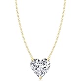 Joy-D 18k Gold Crystal Necklaces for Women - Elegant Heart Necklaces for Women with Premium Crystal Accents, Gift for Special Occasions, Timeless and Sophisticated Jewelry