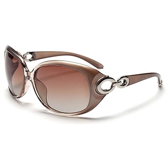 BLDEN Sonnenbrille polarisiert für Frauen, Anti-Reflexion 100% UV Augenschutz Stilvolle Ovale Brille Großen Rahmen