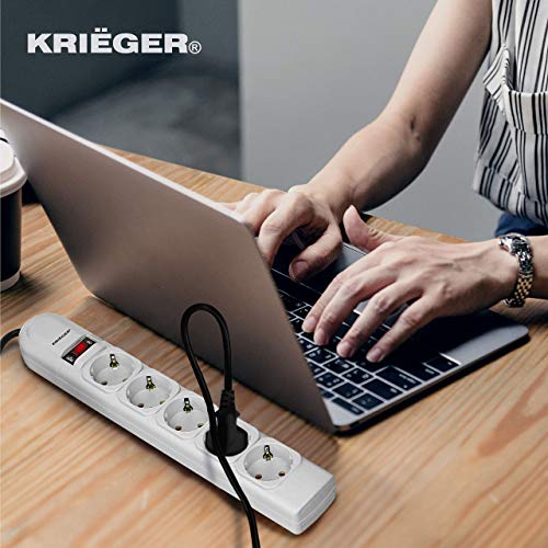 KRIËGER Electric GermanSpanish Surge Protector Model KRE5 250 Joules