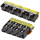 E-Z Ink (TM) Compatible Ink Cartridge Replacement for Kodak 10XL (4 Black, 4 Color) 8237216 8946501 (8) Pack Compatible With Office Hero 6.1, Hero 7.1/9.1, ESP Office 6150, ESP 3250/5210/5250/7250/9250, ESP 3/5/7/9, EasyShare 5100/5300/5500 Printer