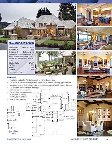 Ultimate Book of Home Plans: 780 Home Plans in Full Color: North America's Premier Designer Network: Special Sections on Home Design & Outdoor Living Ideas (Creative Homeowner) Over 550 Color Photos