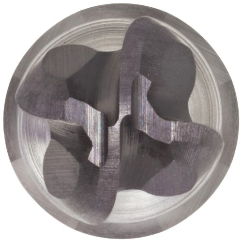 Melin Tool CCMG-B Carbide Micro Ball Nose End Mill, AlTiN Monolayer Finish, 30 Deg Helix, 4 Flutes, 1.5000" Overall Length, 0.0450" Cutting Diameter, 0.125" Shank Diameter
