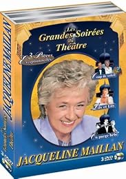 Les Grandes Soirées Du Théâtre Avec Jacqueline Maillan - Coffret 3 Dvd : Coup De Soleil - Lily Et Lily - On Purge Bébé - Pack
