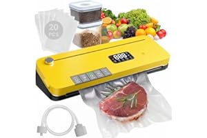 Vacuum Sealer Machine Food Sealing Machine, Built-in Cutter