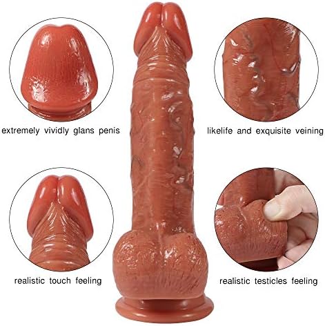 Lxyxyl Bǐg Lǐfelike 7.87 Inch Soft and Flexible Wǎnd with Curved for Female Play - High Quality Liquid Silicone