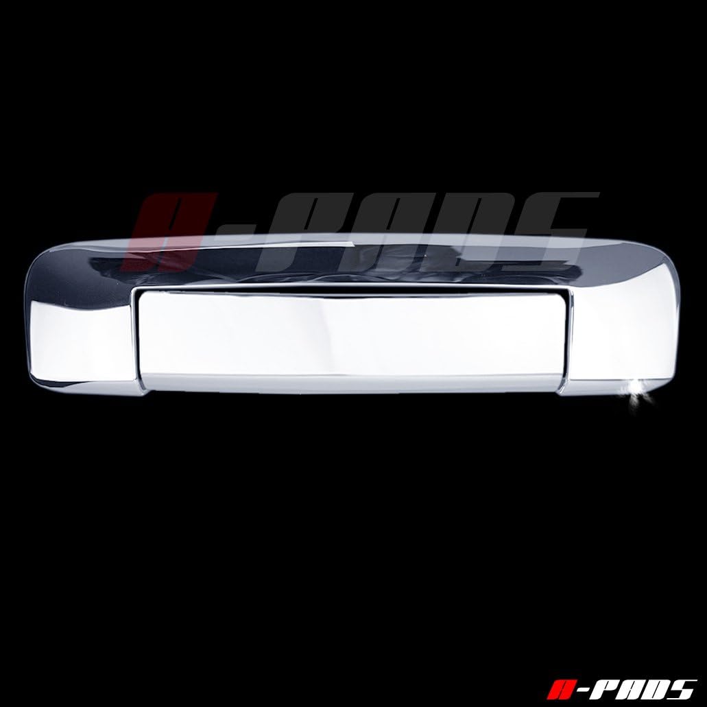Compatible with(Just Overlay Stick on, NOT for SNAP in Replacement) Chrome Tailgate Cover for 2005-06 07 08 09 10 11 12 13 14 2015 Toyota Tacoma W/O Camera Hole