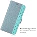 ProCase iPhone Xs Case iPhone X Case, Folio Folding Wallet Case with Card Holder, Flip Cover Protective Case for 5.8 inch Apple iPhone Xs (2018) / iPhone X (2017) -Teal