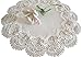 Galleria di Giovanni Doily Royal Rose European Lace Antique White Topper Dresser Scarf 16