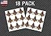 OwnTheAvenue 18 Pack Masonic Compass Sticker Decal - 1