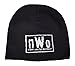 nWo New World Order White Logo WCW Beanie Cap Hat NEW
