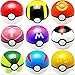 SIMBA 9 Pieces Different Style Ball +9 Pieces Figures Plastic Super Anime Figures Balls for Pokemon Kids Toys Balls